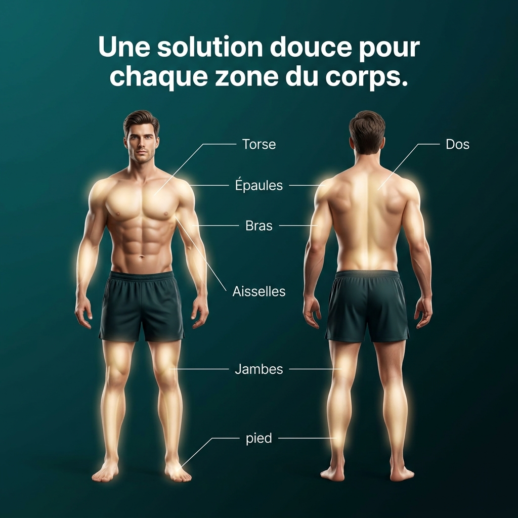 Crème dépilatoire en spray